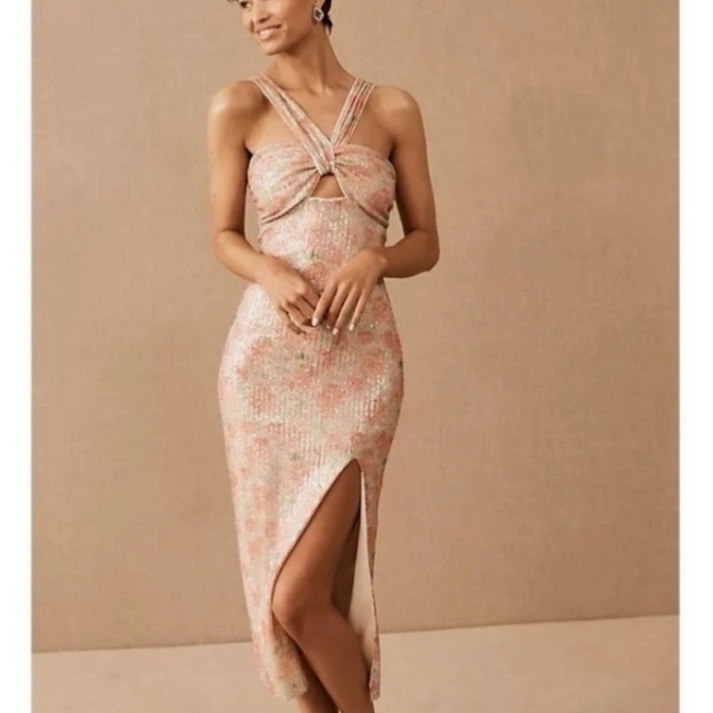 NWT SAYLOR Floral Sequin Dress